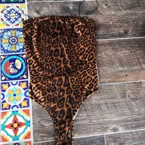 Cheetah Print Bodysuit